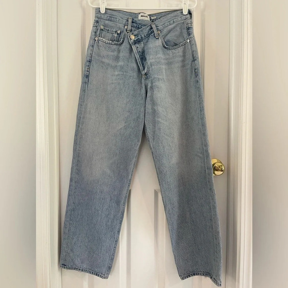 AGOLDE Criss Cross Upsized Jeans in Suburbia Size 28 - Picture 2 of 12